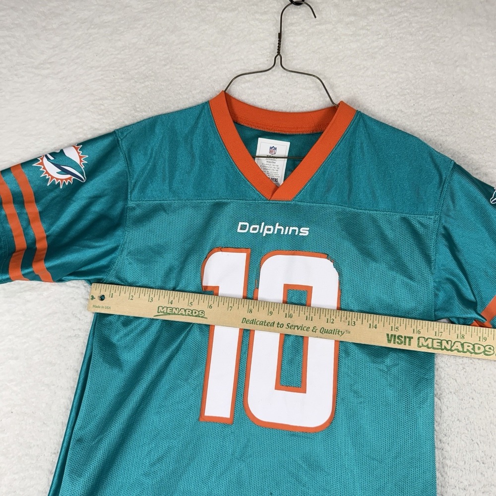 Nike NFL Miami Dolphins Tyreek Hill #10 Youth XL 16/18 Jersey Aqua Teal Play - Picture 4 of 9